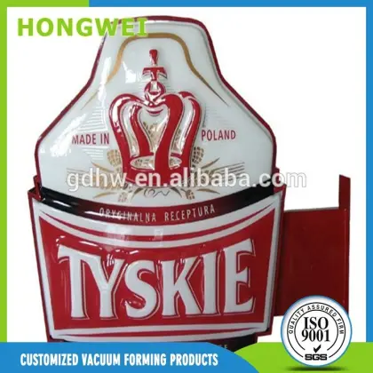 Thick thermoforming Lighting sign board