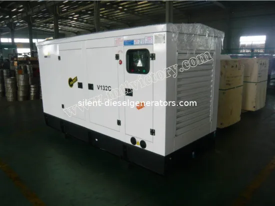 Industiral Soundproof Cummins Diesel Generator Set 24v Dc Start , Oem