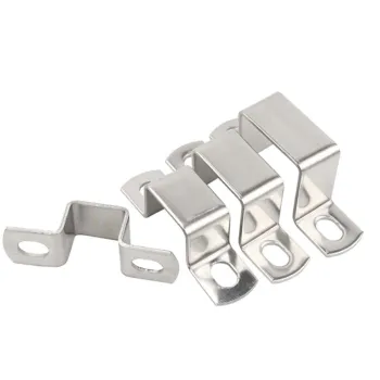 304 Stainless Steel U-Type Buckle Clamp Hoop for Square Tube