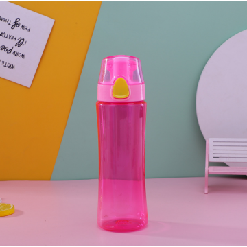 plastic space cup sports bottle with bounce lid