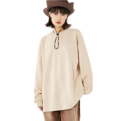 Couple autumn rose letter sweater crew neck sweater