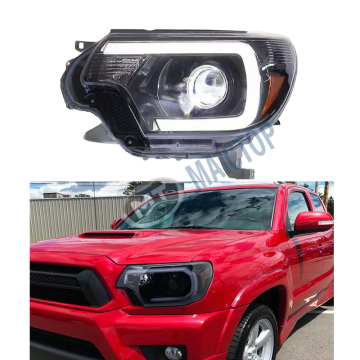 MAICTOP LED DRL Projector Halogen Headlights For Tacoma 2012-2015