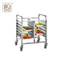 Pizza -Brotplatte Trolley, Bäckerei Kühlregaltrolley