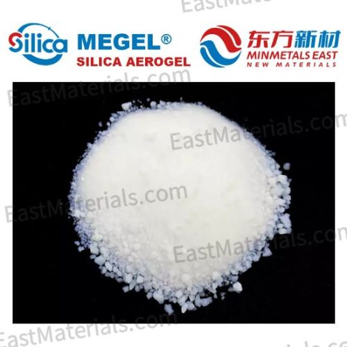 Aerogel powder for vehicle thermal insulation