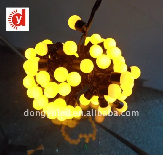 Yellow - Led decorative ball string lights & christmas tree