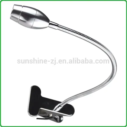 Portable Wired LED Bule Clip Lamp Flexible Clip Night Light