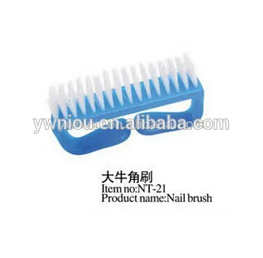Plastic handle nail dust brush cleaning nail brush