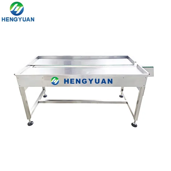 HYZXT-2 Automatic Linear Structure Bottles Collection Packing Table | HengYuan