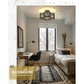 Boho Semi Flush Mount Ceiling Lamp
