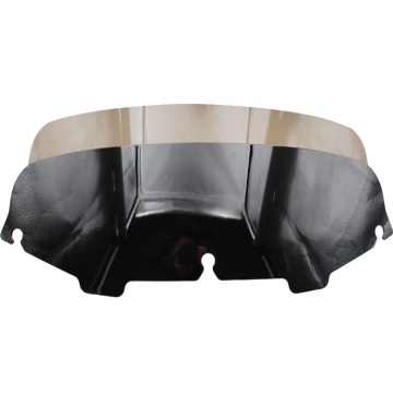 Universal 5 Inch Wave Wind Screen for Motorcycle and Motorbike - Smoke Clear