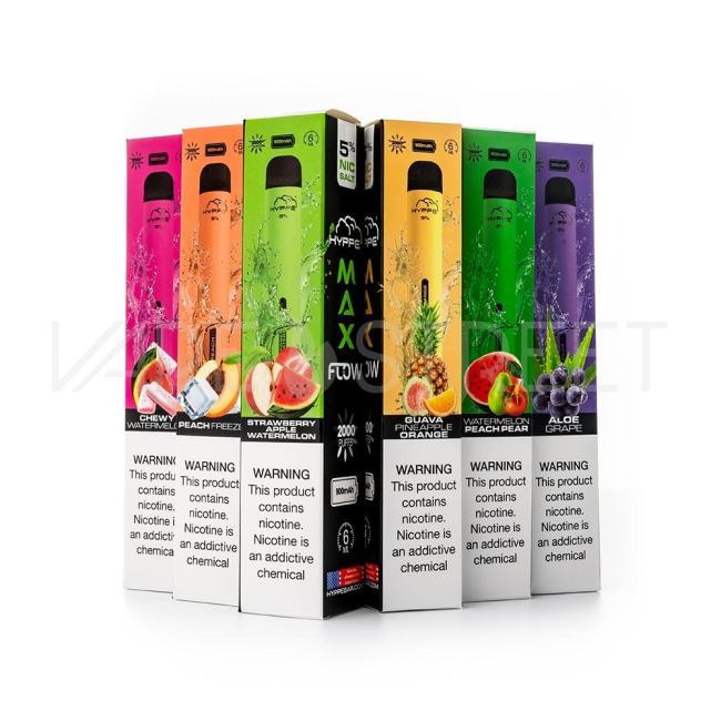 max flow vape flavors Hyppe Supreme Disposable E-cig 5% Nic, High Quality Hyppe Max Flow Supreme Disposable E-cig 5% Nic on Blend:Lime Sherbert Punch Ripe Vapes Oak 35K BOX OF 10