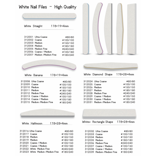Professional Nail Files Buffers
