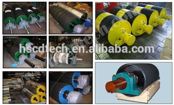 High quality belt conveyor drum pulley and conveyor belt drum motor