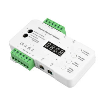 16 चैनल मोशन सेंसर सीढ़ी लाइटिंग कंट्रोल - 12V/24V ह्यूमन सेंसिंग डिमेबल लाइट स्ट्रिप कंट्रोलर