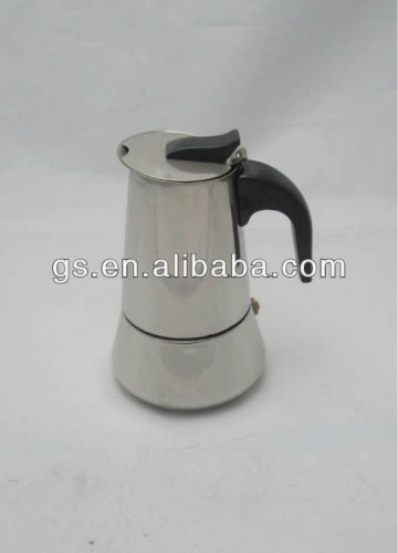 stainless steel moka coffee maker for induction