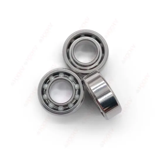 627 S627 Size 7x22x7mm HXHV Chrome Stainless Steel Rings Zro2 Balls Hybrid Ceramic Ball Bearing