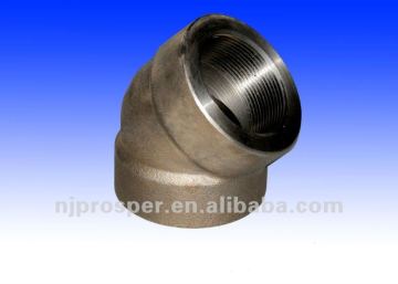 Best selling forged 45 Degree Female Threaded Elbow fitting pipe (YZF-P112)