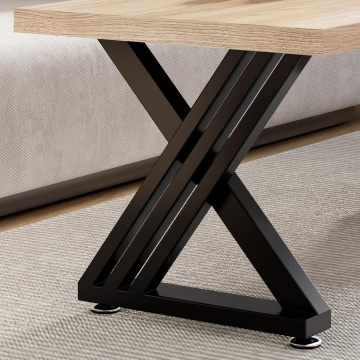 רגלי שולחן קפה בצורת Z 16 אינץ'