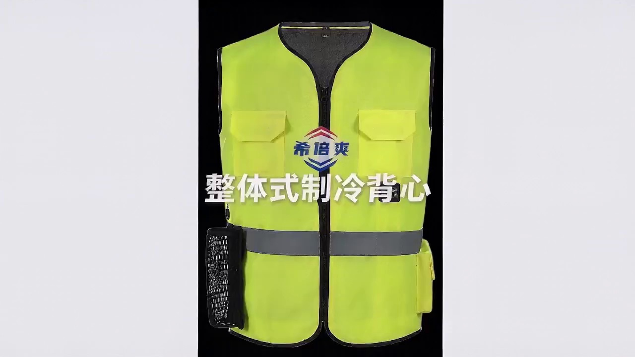Xibeishuang Fluorescent Yellow Integral‑Type Liquid Cooling Vest for High Temperature Work