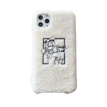 Donald Duck Phone Case embroidery Soft Cover