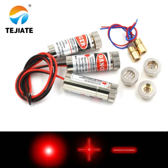 laser diode laser head 5mW 650nm red dot/line /cross laser tube infrared laser sensor module adjustable focal length 3V/5V