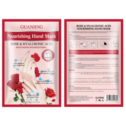 OEM ODM Organic Hand Skin Care Mask - Nourishing Rose Hand Sheet Mask