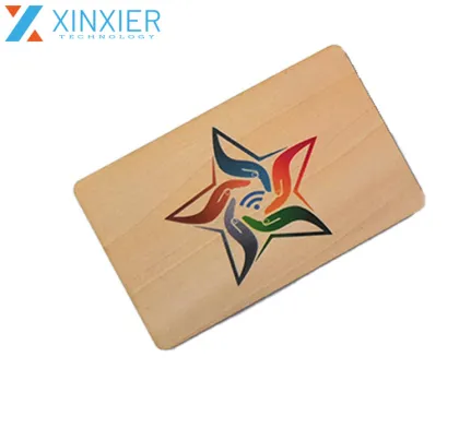 Custom Logo Wood NFC Hotel Key Cards Compatible with Kaba, Salto, Onity Systems at 13.56MHz ISO14443A 1k Memory