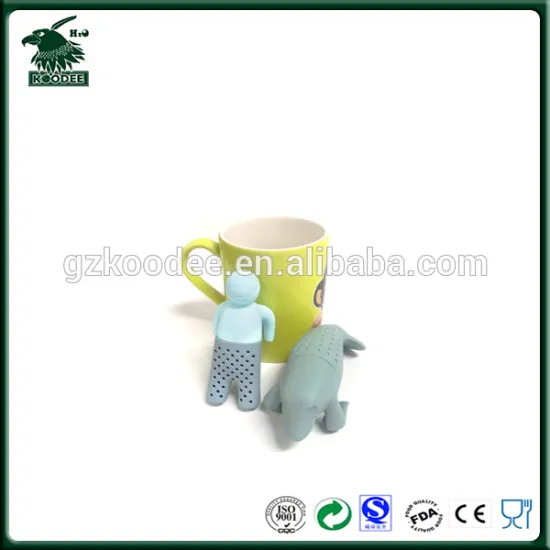 2015 food safe silicone filter tea/silicone tea infuser/tea filter with silicone cute looking