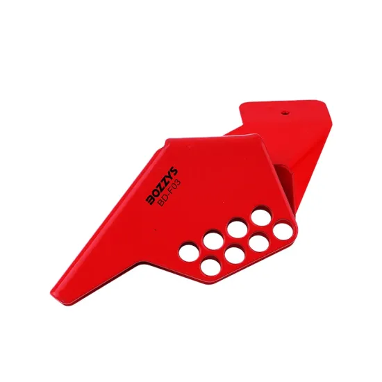 BOZZYS Polypropylene PP Safety Ball Valve Lockout for Industrial Equipment Lockout-Tagout