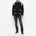 Commercio all'ingrosso della fabbrica di giacche Letterman Varsity Patchwork