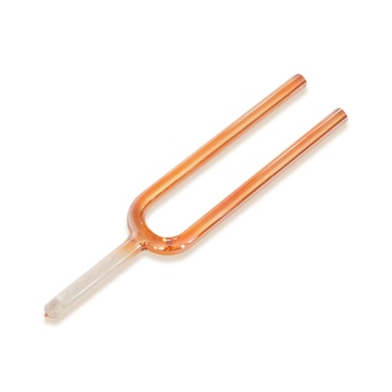HF Sound Healing Citrine Clear Quartz Crystal Singing Tuning Fork