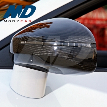 กระจกมองข้างคาร์บอนไฟเบอร์สำหรับปี 2551-2557 Audi TT TTS MK2