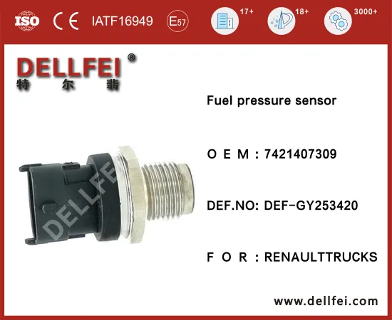 Common Rail Fuel Pressure Sensor 7421407309 for RENAULTTRUCKS