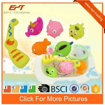 Top quality baby bath fishing game toys bathing animals for sale