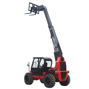Small Wheel Telescopic Forklift Truck Telehandler Crane Rough Terrain Forklift Loader
