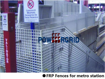 FRP Molded Grating Safety Fence
