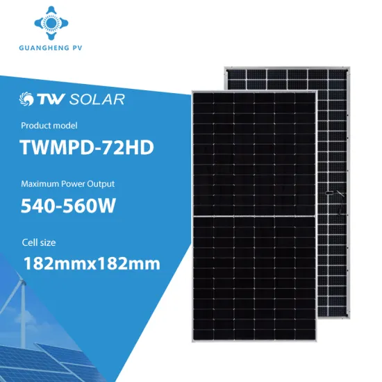 TW Solar: Manufacturer of High-Quality 540W to 560W TUV CE Certified 9bb Perc Mono Half Cut Cell Solar Panels