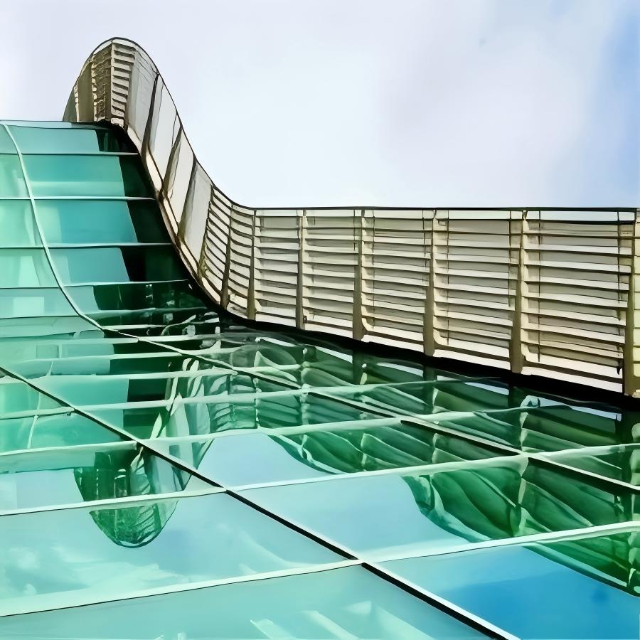 Floor PVB laminated load-bearing glass