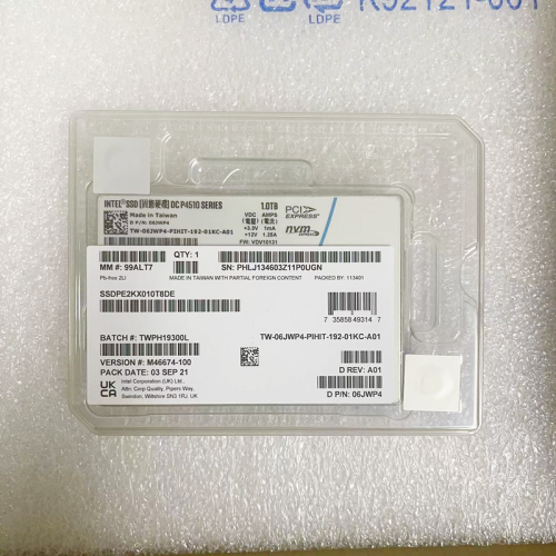 Intel P4510 1T SSDPE2KX010T8DE