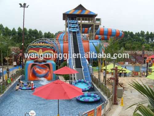 2015 hot sale snake slide amusement park equipment for adults water entertainment