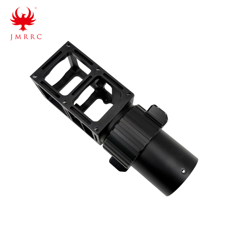 Customized OD 50mm Pipe Joint CNC Aluminum Alloy Connecting Parts for Drone Arm Plug-in Pipe Installation Fixing Seat UAV