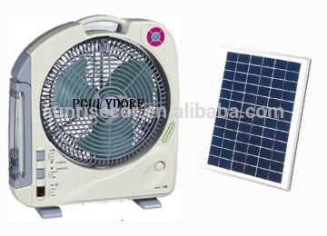 emergency rechargeable fan with 12inch blade