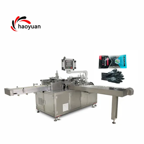 Automatic Disposable Medical Rubber Gloves Packaging Machine HY-100 Haoyuan