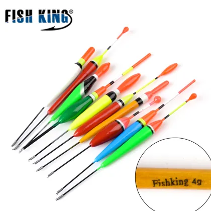 FISHKING 10PCS/Lot Fishing Float 3g/4g/5g Mix Color Carp Fishing Float Bobber Set Buoy Floats For Carp Fishing Tackle Accessorie