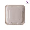 disposable tableware biodegradable lunch box 3 compartment