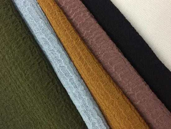 75D Polyester Nano Crepe Solid Fabric