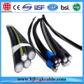 China best sell 0.6/1kv 1000v aerial cables