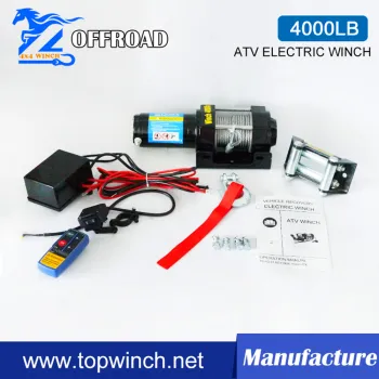 4000LB DC12V/24V UTV Electric Winch