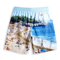 Pantalones de playa casuales para hombres con cinturones