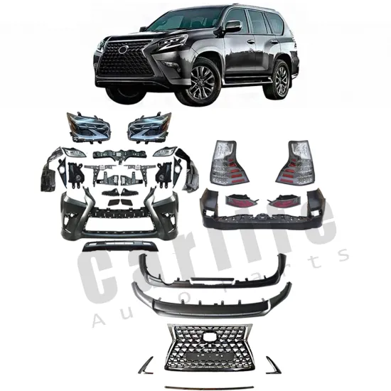 Head Lamp Bumpers Body Kit for Lexus GX460 2010-2019 Updated to 2021 Style